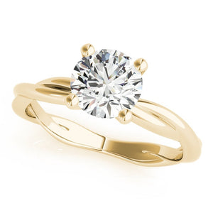 Modern Grace Solitaire Ring - Free Chérie Diamonds