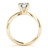Modern Grace Solitaire Ring - Free Chérie Diamonds
