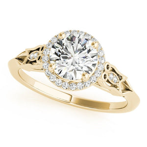 The Islen Halo Engagement Ring - Free Chérie Diamonds