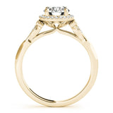 The Islen Halo Engagement Ring - Free Chérie Diamonds