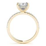 Luxe Princess Hidden Halo Pavé Ring - Free Chérie Diamonds