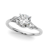 Twist Vine Solitaire Ring - Free Chérie Diamonds