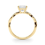 Princess Cut Twist Engagement Ring - Free Chérie Diamonds