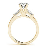 Round Three Stone Engagement Ring - Free Chérie Diamonds