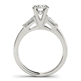 Round Three Stone Engagement Ring - Free Chérie Diamonds