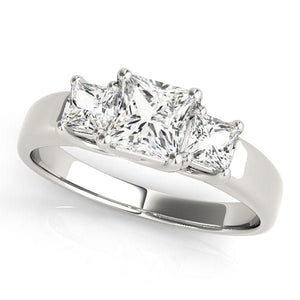 Princess - Cut Trellis Engagement Ring - Free Chérie Diamonds