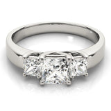 Princess - Cut Trellis Engagement Ring - Free Chérie Diamonds
