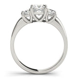 Princess - Cut Trellis Engagement Ring - Free Chérie Diamonds