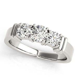 Three - Stone Engagement Ring - Free Chérie Diamonds