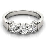Three - Stone Engagement Ring - Free Chérie Diamonds