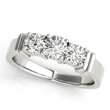 Three - Stone Engagement Ring - Free Chérie Diamonds