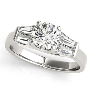 Baguette Engagement Ring - Free Chérie Diamonds