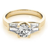 Baguette Engagement Ring - Free Chérie Diamonds