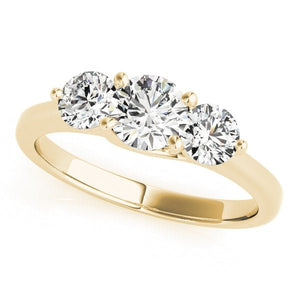 Three - Stone Trellis Engagement Ring - Free Chérie Diamonds