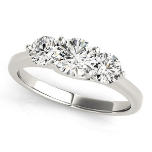 Three - Stone Trellis Engagement Ring - Free Chérie Diamonds