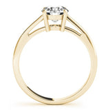 Split Cathedral Solitaire Ring - Free Chérie Diamonds