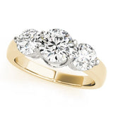Solitaire Three - Stone Engagement Ring - Free Chérie Diamonds