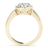 Halo Round - Cut Engagement Ring - Free Chérie Diamonds
