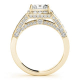 Bianca Halo Engagement Ring - Free Chérie Diamonds