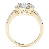 Cushion - Cut Halo Engagement Ring - Free Chérie Diamonds