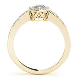 Marquise Diamond Halo Engagement Ring - Free Chérie Diamonds