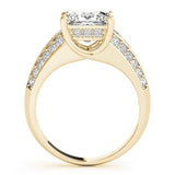 Duskline Halo Engagement Ring - Free Chérie Diamonds