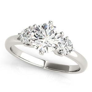 Petite Three - Stone Engagement Ring - Free Chérie Diamonds
