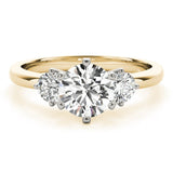 Petite Three - Stone Engagement Ring - Free Chérie Diamonds