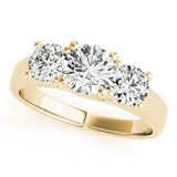 Three - Stone Trellis Engagement Ring - Free Chérie Diamonds