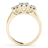Three - Stone Trellis Engagement Ring - Free Chérie Diamonds