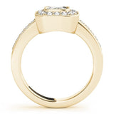 The Colette Halo Engagement Ring - Free Chérie Diamonds