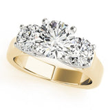 Round - Cut Three - Stone Engagement Ring - Free Chérie Diamonds