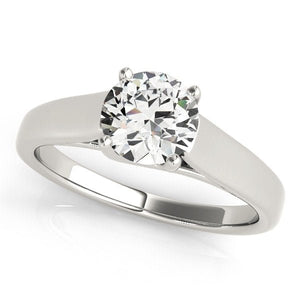 Solitaire Round - Cut Engagement Ring - Free Chérie Diamonds