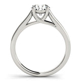 Solitaire Round - Cut Engagement Ring - Free Chérie Diamonds