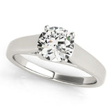 Solitaire Round - Cut Engagement Ring - Free Chérie Diamonds