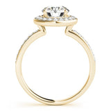 Halo Round - Cut Engagement Ring - Free Chérie Diamonds