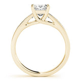 Sophisticated Lab - Grown Diamond Engagement Ring with Princess Cut - Free Chérie Diamonds