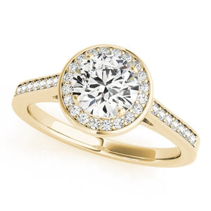 The Rae Halo Engagement Ring - Free Chérie Diamonds