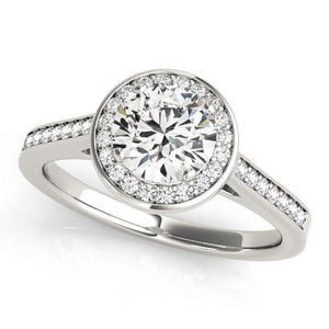 The Rae Halo Engagement Ring - Free Chérie Diamonds