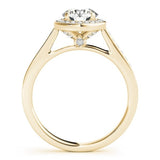 The Rae Halo Engagement Ring - Free Chérie Diamonds
