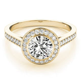The Marlowe Halo Ring - Free Chérie Diamonds