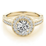 Antique Allure Engagement Ring - Free Chérie Diamonds