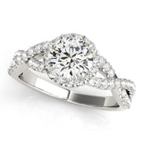 Twilight Twist Engagement Ring - Free Chérie Diamonds