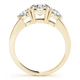 Round - Cut Three Stone Engagement Ring - Free Chérie Diamonds