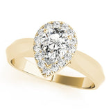 Riviera Halo Engagement Ring - Free Chérie Diamonds