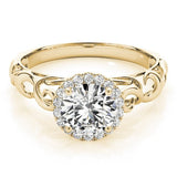 Aura Crown Engagement Ring - Free Chérie Diamonds