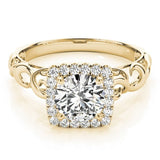 Nova Halo Engagement Ring - Free Chérie Diamonds