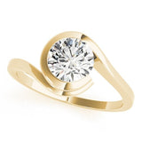 Twilight Arc Engagement Ring - Free Chérie Diamonds