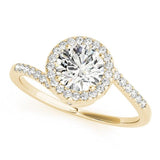Bond Arc Engagement Ring - Free Chérie Diamonds