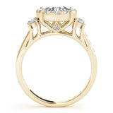Luxe Cushion Halo Engagement Ring - Free Chérie Diamonds
